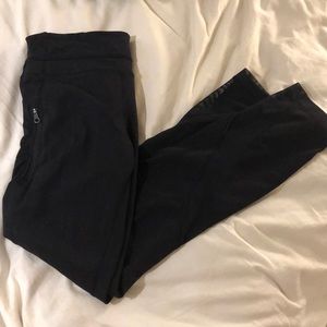 Lululemon 7/8 Black Run Leggings